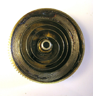 Above is an example of a main spring in poor condition
